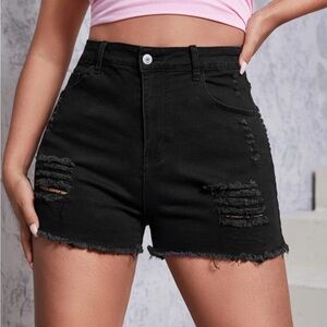 Black jean shorts size XL (price is negotiable)